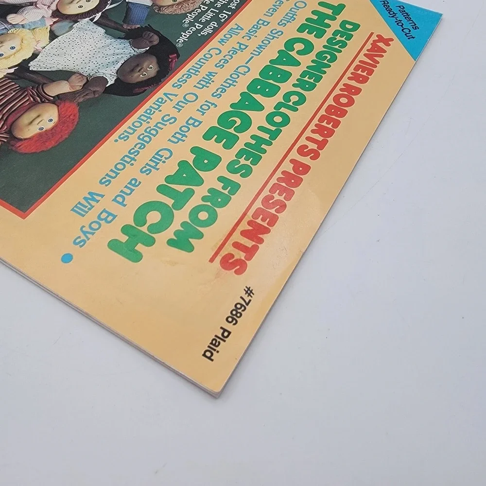Xavier Roberts Designer Clothes From The Cabbage Patch Pattern Booklet 7686 Good